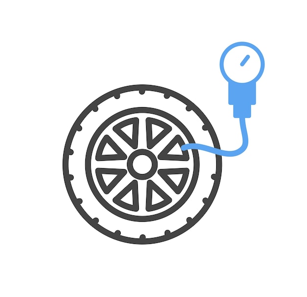 Vector car service doodle icon