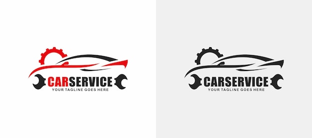 Car service logo design vector illustration car repair logo