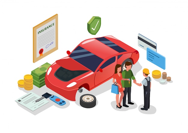 car service and repair building or garage flat.