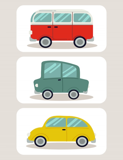 Vector car set