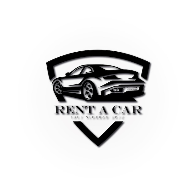 Car shop logo design