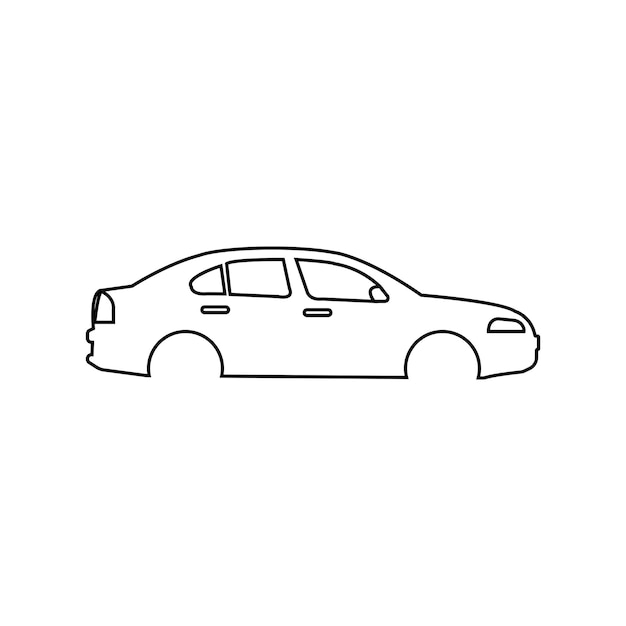 Car skeleton icon