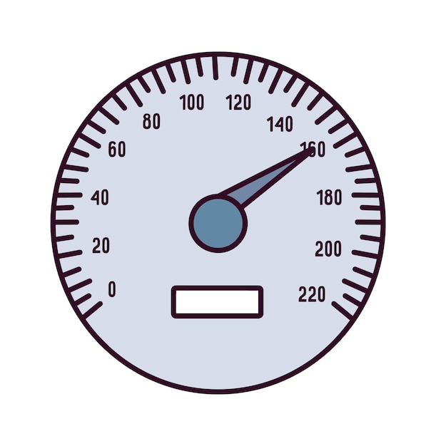 자동차 속도계 아이콘 벡터 일러스트 레이 션