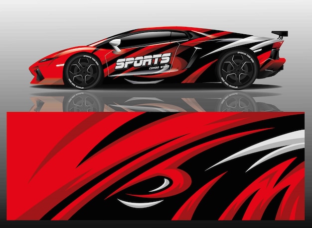 car sport decal wrap