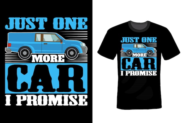 Car T shirt design typography vintage