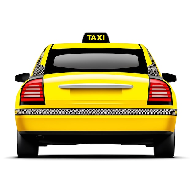 Изображения транспорта автомобиля такси с ai сгенерированы
