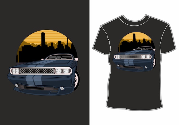 Car-themed shirt designs and summer vacations at the beach