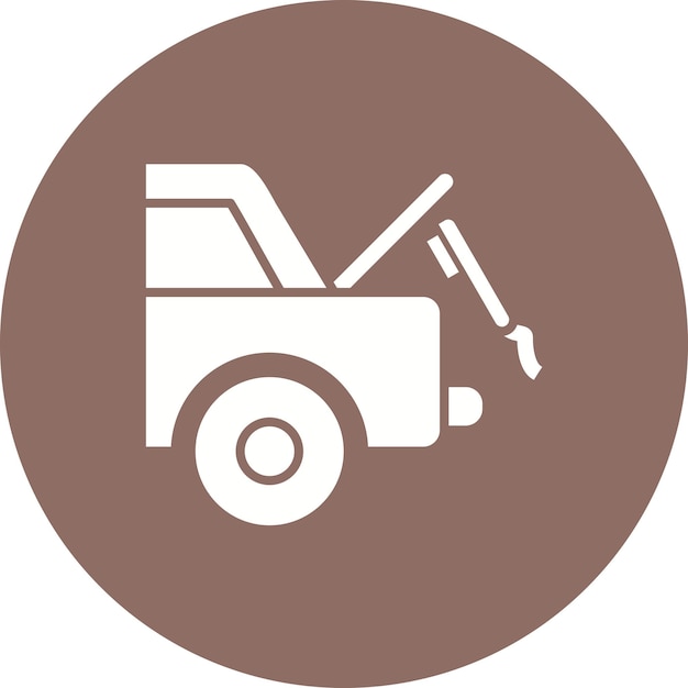 Car Trunk Cleaning icon vector afbeelding Kan worden gebruikt voor Car Wash