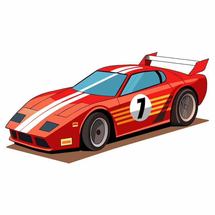 Vector 車のベクトルデザインのフラットイラスト