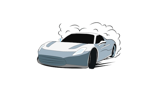 car vector flat illustration