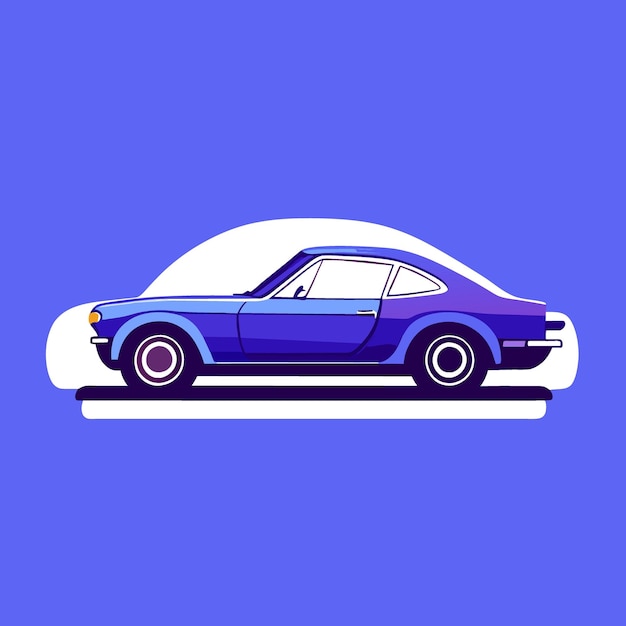 car vector illustration flat