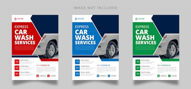 Car wash creative flyer design best work