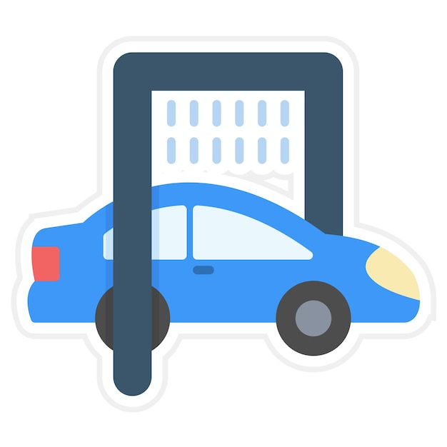 Car Wash-icon vectorbeeld Kan worden gebruikt voor auto-reparatie