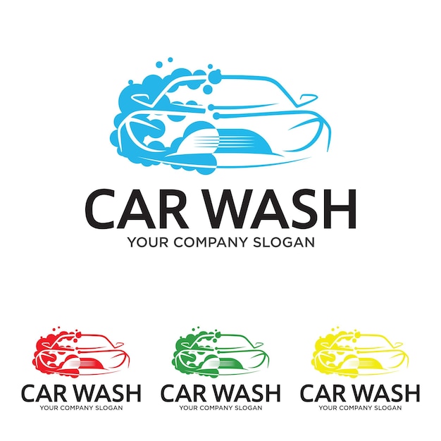 Car wash logo concept