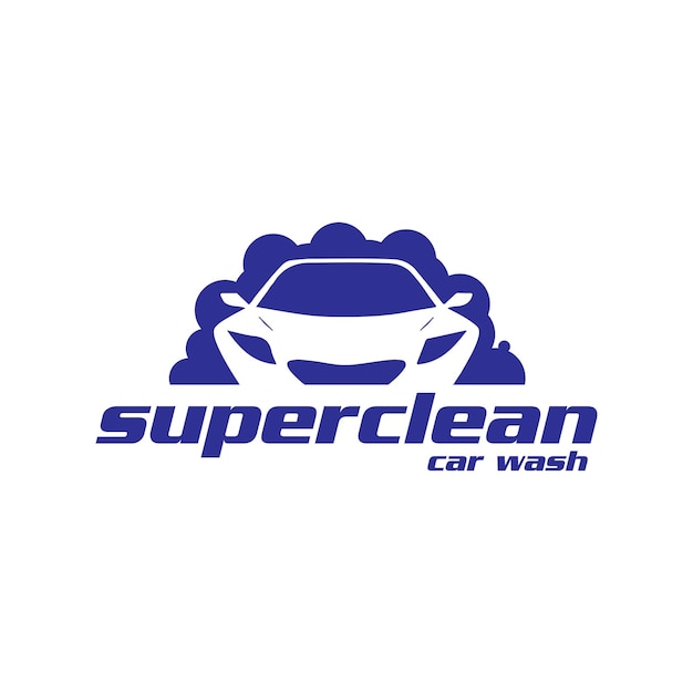 Vector car wash logo concept