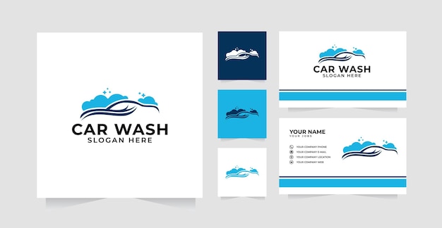 Car wash logo design Template Logo