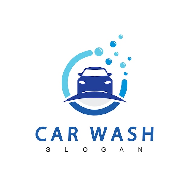 Car wash logo design template