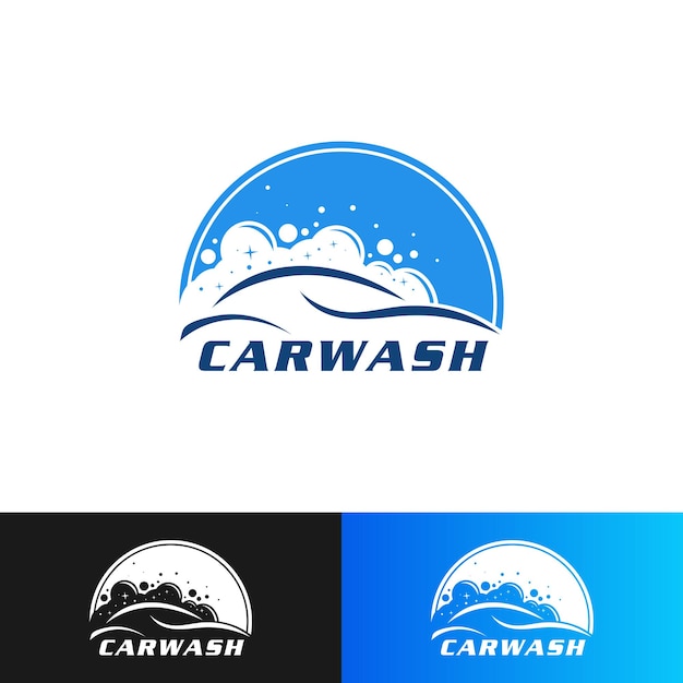 Car wash logo ontwerp