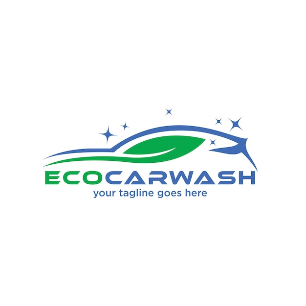 Vector car wash logo template