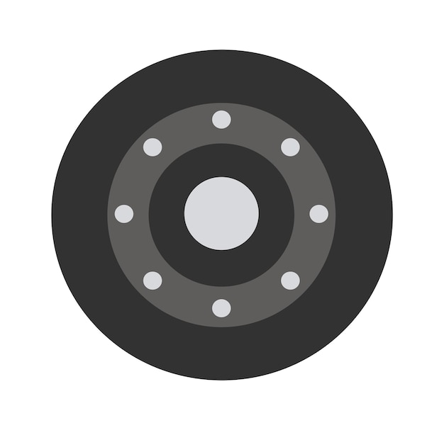 Vector car wheel icon