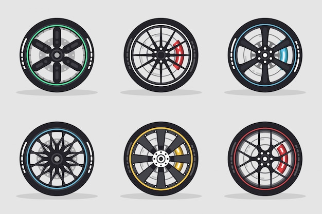 Car wheels collection