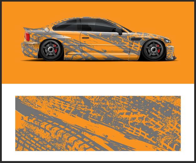 A car with a camo design on it