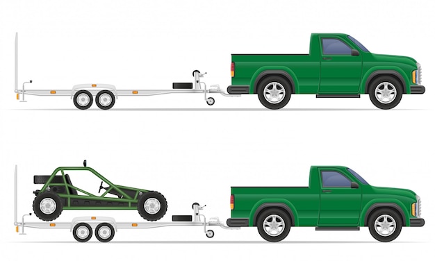 ベクトル トレーラー付車