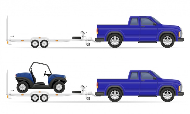 ベクトル トレーラー付車