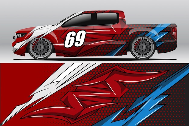 Car wrap decal designs for racing livery or daily car vinyl sticker