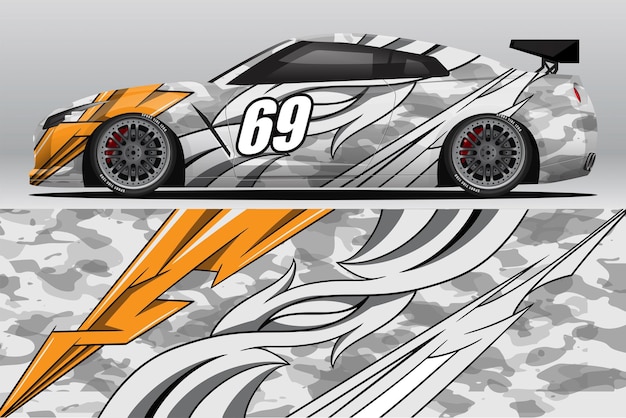 Car wrap decal designs for racing livery or daily car vinyl sticker