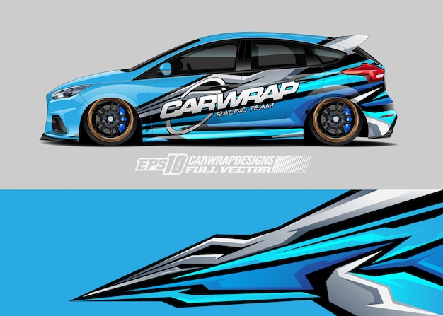 Car wrap decal designs