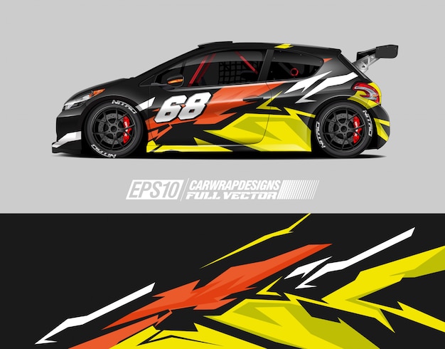 Car wrap decal designs