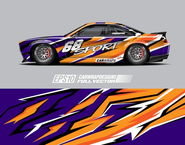 Car wrap decal designs