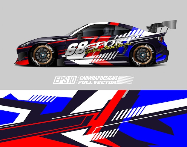 カーラップデカールデザイン