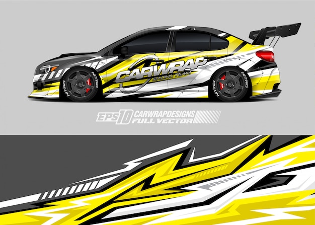 Car wrap decal designs