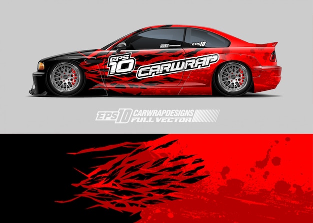 Car wrap decal designs