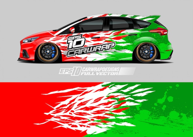 Car wrap decal designs