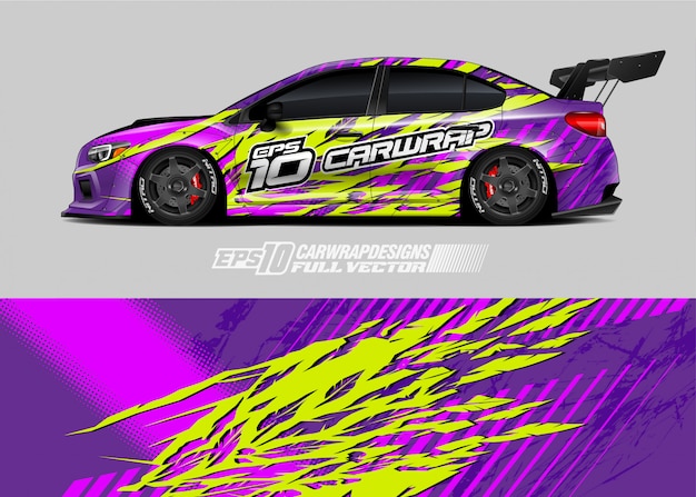 Car wrap decal designs