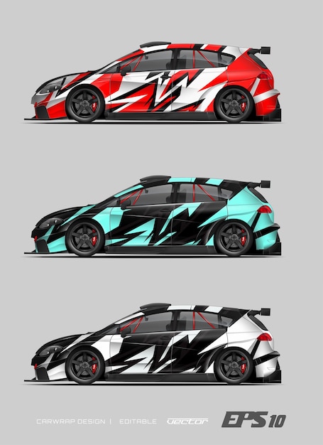 Car wrap design modern racing background design for vehicle wrap racing car rally etc