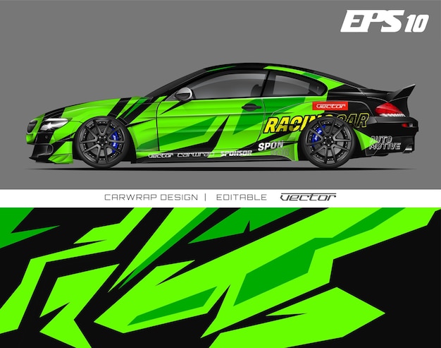 Car wrap design modern racing background design for vehicle wrap racing car rally etc