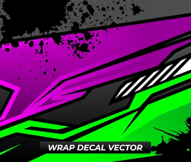 Car Wrap Design Vector