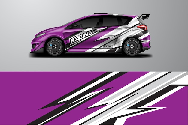 Vector car wrap design