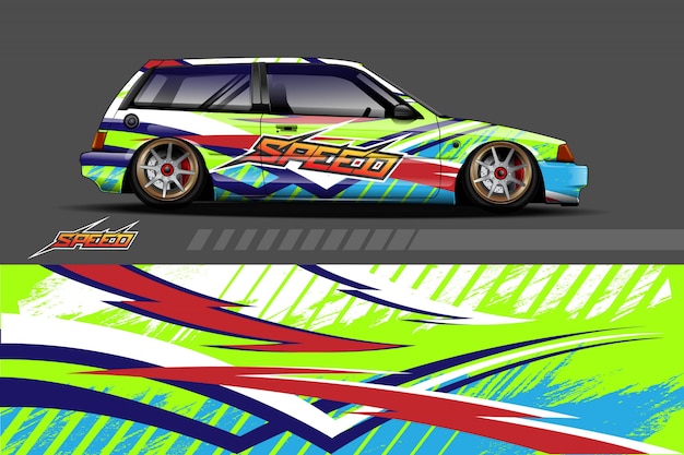 Car wrap design.