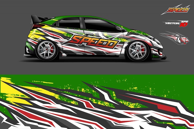 Car wrap design.