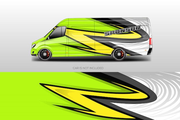 Car wrap designs vector