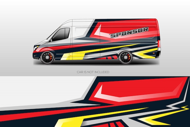 Car wrap disegni vettoriali