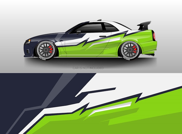 Car wrap designs vector