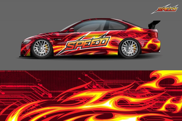 Car wrap ontwerp.