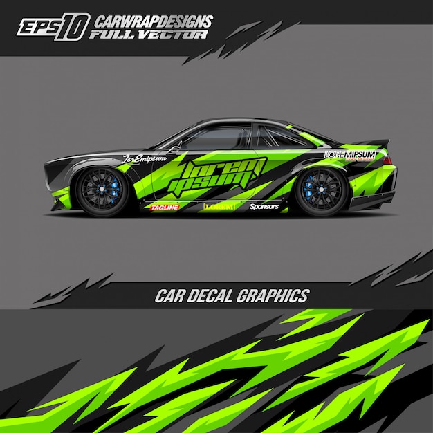 Car wrap ontwerpen voor raceauto