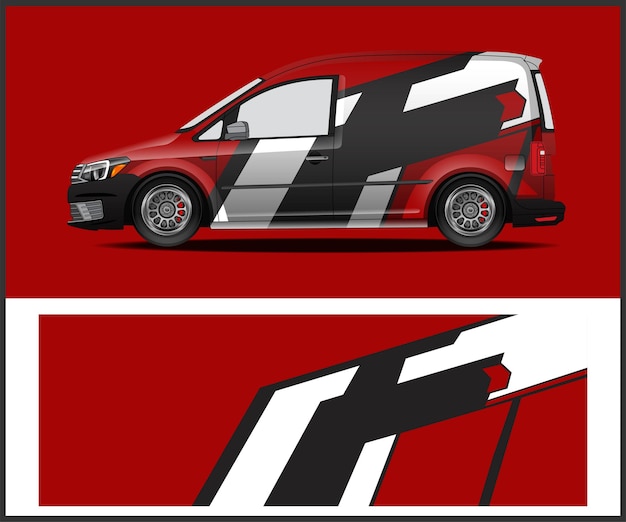 Car wrap Truck and cargo van decal design